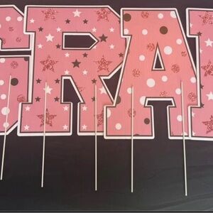 Pink Graduation Yard Decorations